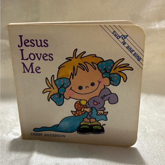 Vintage Jesus Loves Me Board Book - Picture 1 of 3